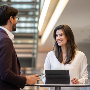 Richtig bewerben: Junge Frau